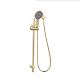 Linkware Gabe Shower On Rail - Brushed Gold
